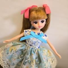 A 21◆リカちゃんハンドメイドワンピースのサムネイル