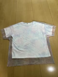 PINK-latte タイダイ柄 シアーレイヤードTシャツ Mのサムネイル