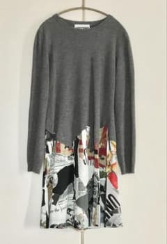 【未着用】モスキーノクチュールひざ丈ワンピース 未着用】モスキーノクチュールひざ丈ワンピース - メルカリ