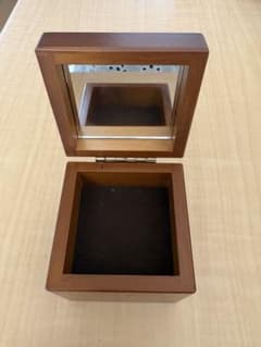 木製オルゴールボックス 浜名湖オルゴール | カラーが選べる『ミラー付きBOX』【黄色】 ミラー付き オルゴール