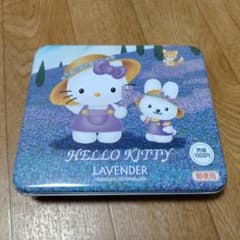 公*o様 ハローキティ ラベンダー缶 レターセット - メルカリ