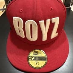 NEW ERA 59FIFTY BOYZ キャップ レッド 7 1/2のサムネイル