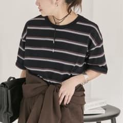 【新品】汗ジミ防止ボーダービッグT【JOURNAL STANDARD】のサムネイル