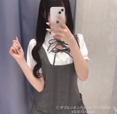 evelyn リリーエミュリー ダブルリボンバルーンプリーツOP - メルカリ
