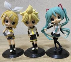 Q posket 初音ミク 鏡音リン 鏡音レン フィギュア 3体セットのサムネイル