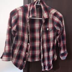 GAP キッズ 長袖チェックシャツのサムネイル