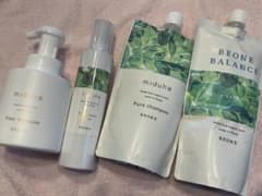 ■ 新品・未使用 ミヅハ ヘアケア 4点フルセット ×3組（合計12点） □ 新品・未使用 ミヅハ ヘアケアセット シャンプー／ローション