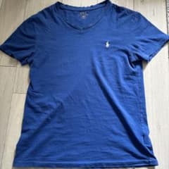 Polo Ralph Lauren Vネック Tシャツ ブルー Sのサムネイル