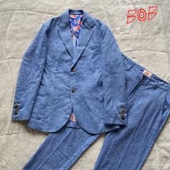 BOB ボブ コットンテーラードジャケット セットアップ 46 イタリア製