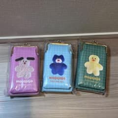新品 mojojojo ウォレット付きスマホショルダーポーチ 3種