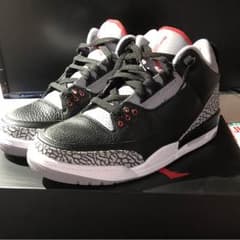パパママ様 専用NIKE エアジョーダン3 ブラックセメント 28.5cmのサムネイル