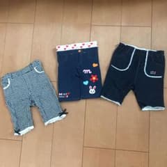 まりも様専用　3点セット　ミキハウスパンツ 80のサムネイル
