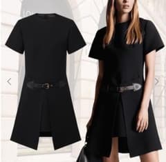 高島屋LOUIS VUITTON購入 ☆トロンプルイユラップフロントドレス☆34 高島屋LOUIS VUITTON購入 ☆トロンプルイユラップフロントドレス☆34