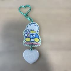 あひるのペックル アクリルキーホルダー ハートミラー付きのサムネイル