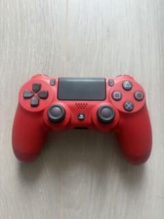 PS4 純正 ワイヤレスコントローラー レッドのサムネイル