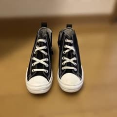 防水ハイカットスニーカー黒20センチのサムネイル