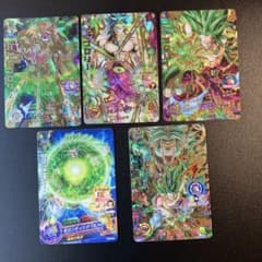タ*コ様 ドラゴンボールヒーローズ 旧弾SECブロリー5枚まとめ売り