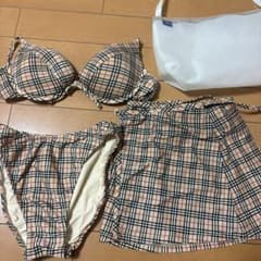 Burberry バーバリー ブルーレーベル ノバチェック ビキニ水着3点