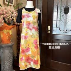 ーYOSHIKI HISHINUMAー 【タグ付】 菱沼良樹 花柄エプロン - メルカリ