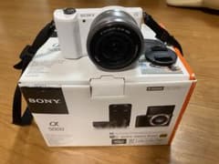 【HATTO GODO様専用】Sony a5000 ホワイト　ジャンク品のサムネイル