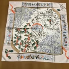 エルメス スカーフ カレ 去年の雪 ベージュ - メルカリ