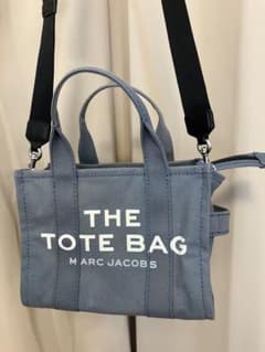 【お値下げ】MARC JACOBS THE TOTE BAG ブルー　ミニサイズのサムネイル