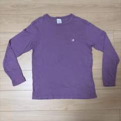 Champion チャンピオン 長袖カットソー パープル M - 4