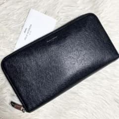 ペッレモルビダ 長財布 ラウンドジップ レザー ブラック ケアカード