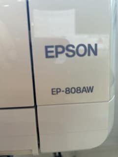 EPSON EP-808AW 廃インクエラー 直前までカスレ無 予備インク付のサムネイル