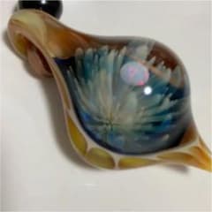 オパール入りガラスネックレスのサムネイル