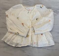ZARA 花柄刺繍 ブラウス 116cmのサムネイル