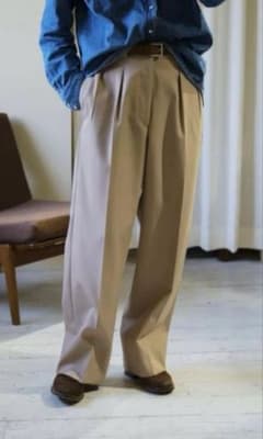 maatee&sons JEFFERY 2PLEATS TROUSER - メルカリ
