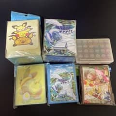 ポケモンカードスリーブとデッキケースとプレイマットのサムネイル