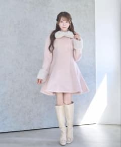 Rosé Muse ロゼミュ tippet set flare coat ピンク - メルカリ