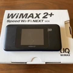 Speed Wi-Fi NEXT W06 HWD37SKU ブラック ブルーのサムネイル