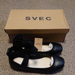 むぎ様専用・SVEC スクエアトゥ バレエシューズのサムネイル