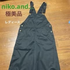値下げ！ニコアンド レディースサロペット　オーバーオール　黒