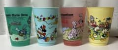 ディズニー プラカップ4個セット コカコーラ 当時物 美品【昭和レトロ
