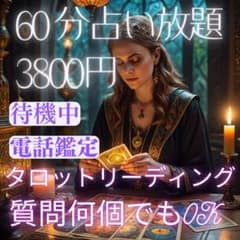 初めての方限定60分電話占い/タロット占い/待機中のサムネイル