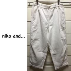 ニコアンド　コーデュロイ　パンツ　③ M ホワイト　白のサムネイル