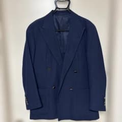 UNITED ARROWS ネイビー ダブルジャケットのサムネイル