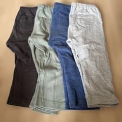 UNIQLO キッズ ボトムス 七分丈レギンス4枚セット 110cmのサムネイル