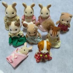 シルバニアファミリー人形セット ９体のサムネイル
