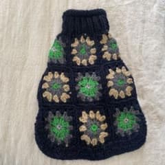 新品 犬服 GEORGE ニット セーター ジョージ パッチワーク - メルカリ