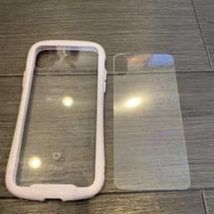 iFace 背面クリア 薄紫 背面キラキラインナーシートつきのサムネイル