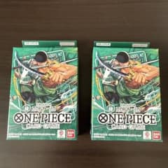 ONE PIECEカードゲーム スタートデッキ 緑 ロロノア・ゾロ 2個 ①