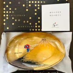 ミャクミャク 金箔 ガラストレー 凱風快晴(金) 箔名画 葛飾北斎 大阪