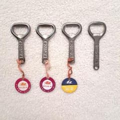 キリンビール　サッポロビール　栓抜き　オープナー　4本　昭和レトロ