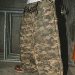 centimetrer_store00 迷彩柄ワイドパンツのサムネイル