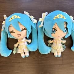 初音ミク ぬいぐるみ 2種セットのサムネイル